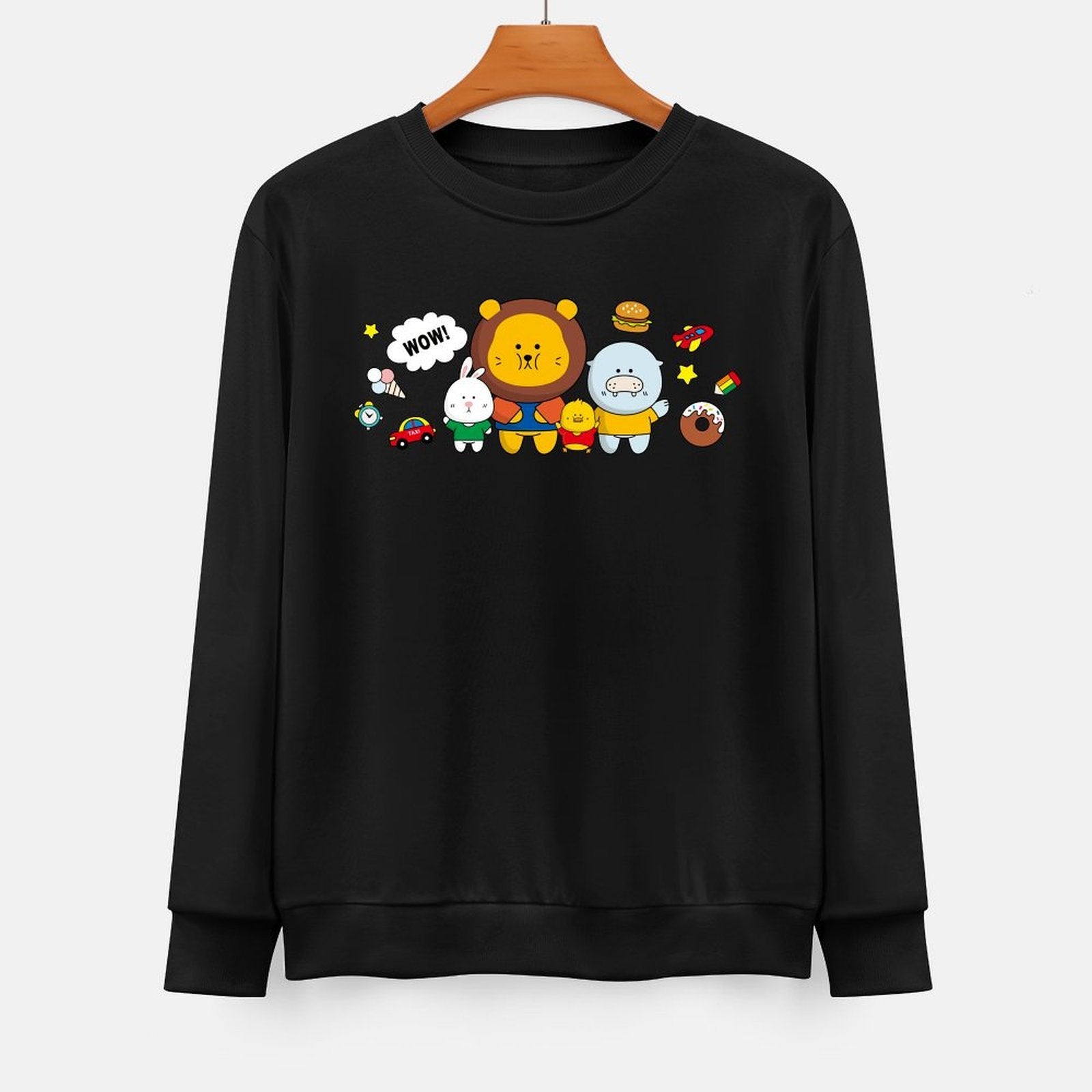 Front Patterned Long Sleeve TopEco / Sustainable Relaxed